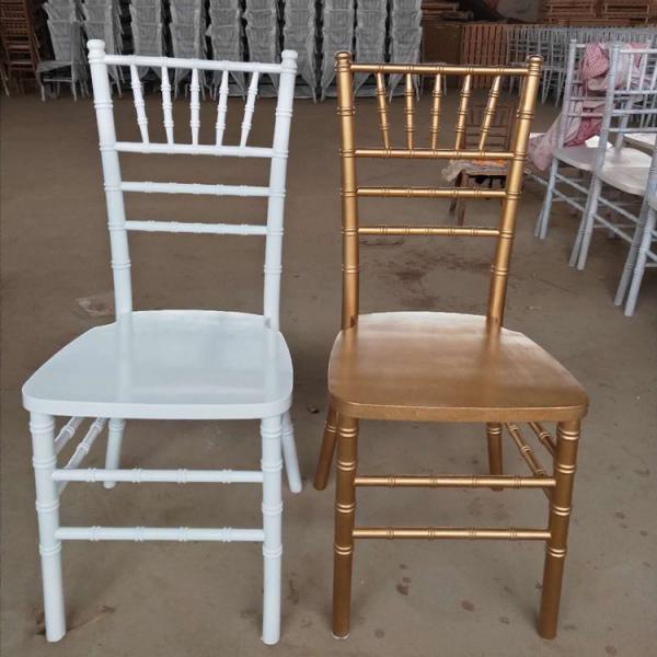 Wedding Reception Chiavari Chair with Bamboo Acrylic Structure and Resin Frame
