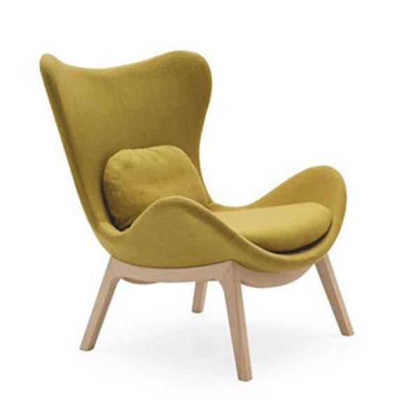 Indoor Furniture Reception Villa Leisure Chair With Back Support Elegant Makeup Chair Recline Creative Tufted Chair