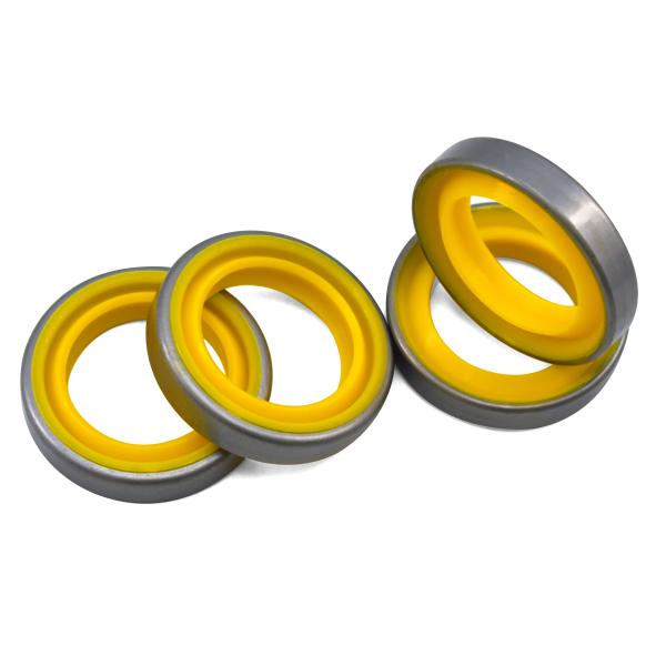Double Lip CAT Wiper Dust Proof Sealing DWI PU Steel 51.89mm Hydraulic Dust Seal