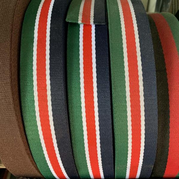 PP PU Spandex Cotton Eco Friendly Webbing 10mm 20mm 25mm 40mm