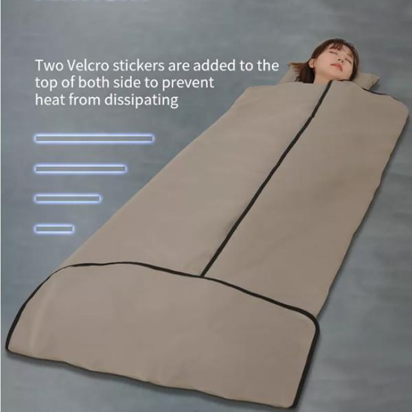 PEMF Negative Ion Infrared Sauna Bed Detox Sauna Blanket With Red Photon Lights