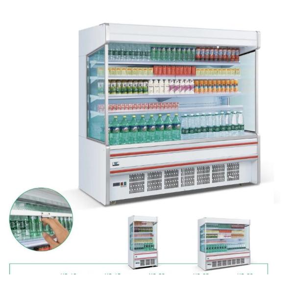 Self-service open front air cooling multideck refrigerator upright chiller display fridge vegetable display chiller