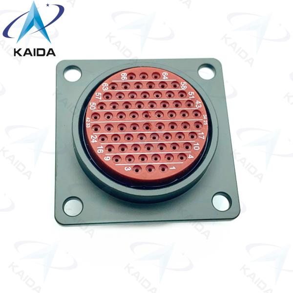 66 Pins Machos Mil DTL 38999 Ii Oliveira Verde Revestimento de Cádmio MIL-DTL-38999 Conector