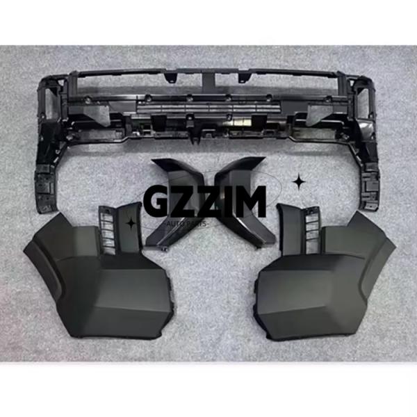 4X4 ABS Plástico Parrilla delantera para automóviles de color negro Parrilla media delantera para Tundra 2014-2019