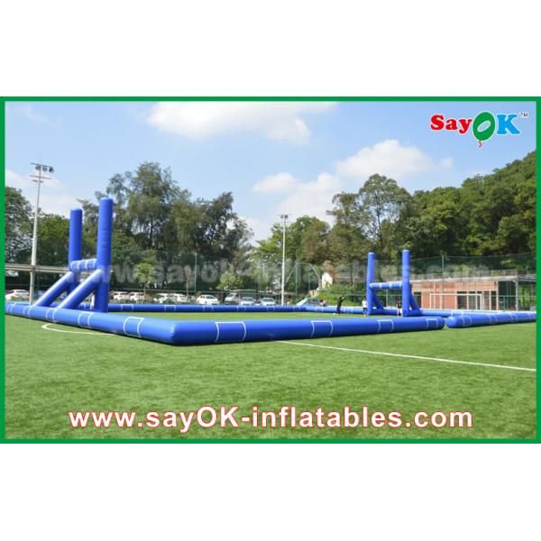 Gigante inflable de los juegos del fútbol fuera del fútbol de la lona del PVC/del estándar inflables del CE de la corte de campo de fútbol