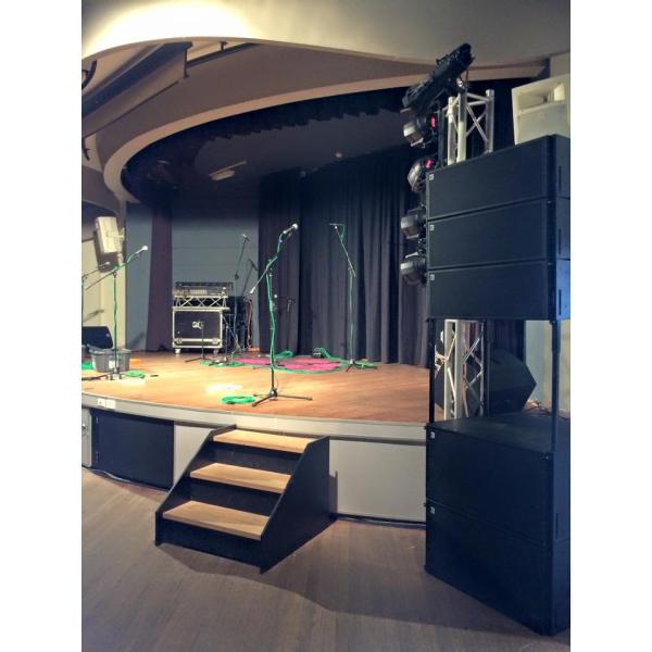 Pro Sound Equipment Church Line Array Speaker Dual 12 Inch Theater Audio