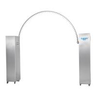 R1200 mm Machine réglable pour l'essai de la pluie par tube oscillant pour IPX3 IPX4