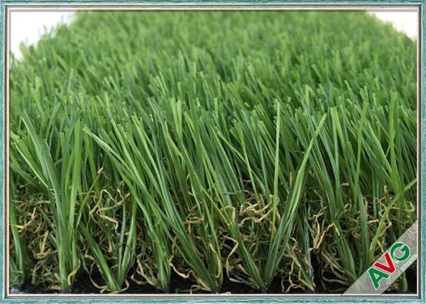 Green Color Friendly Pet Fake Grass / Artificial Grass For Animal Decorations