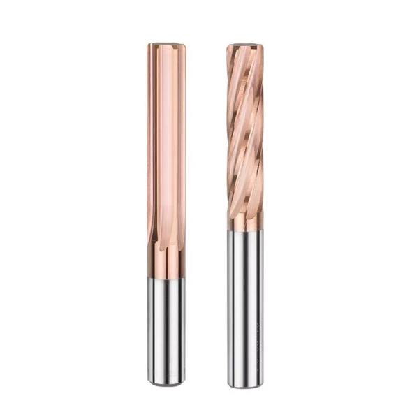 Tungsten Carbide Solid Carbide Reamer with Enhanced Spiral Flute Design Aluminum Alloy End Mills Series