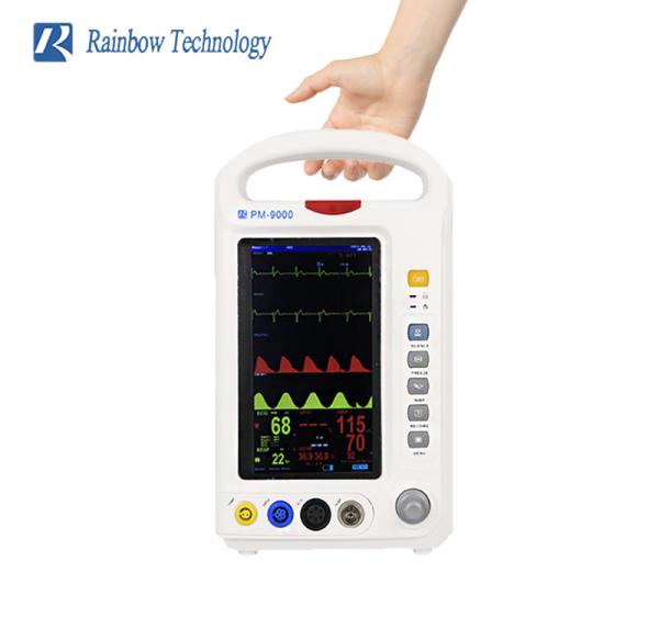 Moniteur patient multi-paramètres de stockage de données avec mémoire interne LCD TFT couleur 7 ''