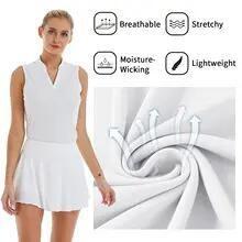                  Women Golf Polo Shirt Slim Fit Lady Embroidered Logo Golf Wear Upf50 Polo Shirts for Women             