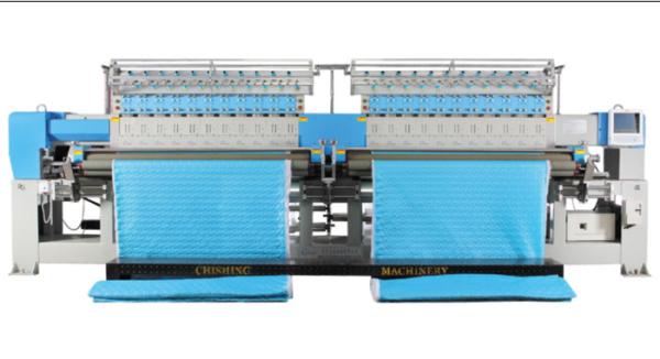 Straight Line Automatic Embroidery Sewing Machine 22 Heads For Quilting 1.6m Blankets