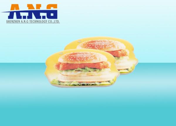 Durable Contactless RFID Epoxy Tag Payment Resin Keychains printing