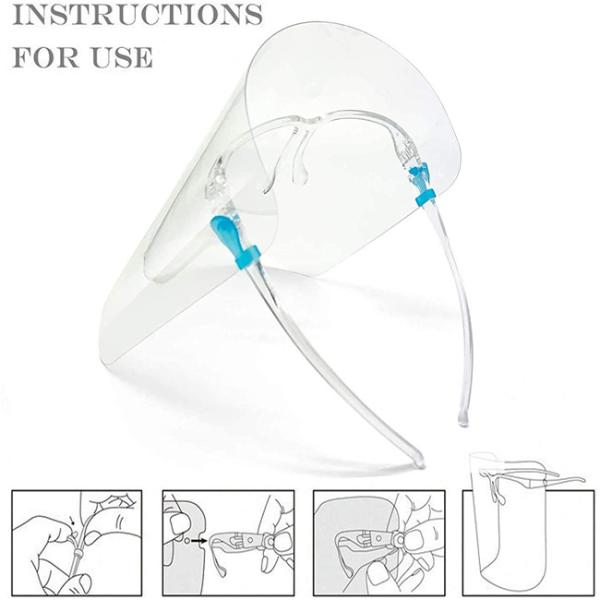Outdoor Eye Anti Foam Medical Protective Face Shield
