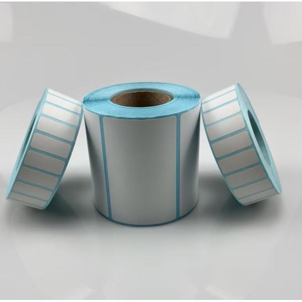Direct Thermal Sticker DT Sticker for Barcode Printing with blue glassine liner