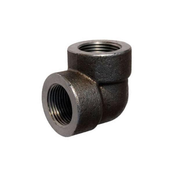 NPT Threaded Forged Stainless Steel Pipe Fittings 90 Degree Steel Pipe Elbow