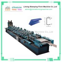 Rolo automático da seção de C que forma o aço de corte hidráulico da máquina