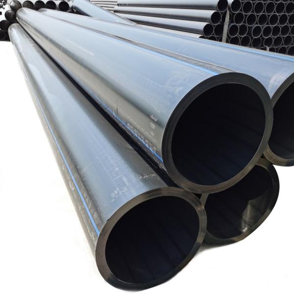 Customized Hdpe 100 Black Water Supply Pipe Large Diameter 1100mm 6.6mm PE100