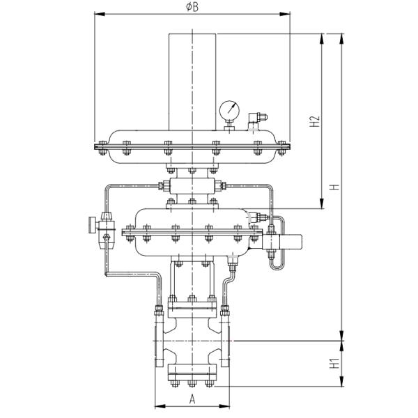 DN20 25 32 40 50 65 80 100 125 150 Pilot Operated Pressure Control Valve