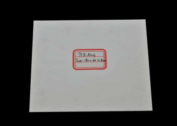 Industrial Heat Resistant 96% Aluminum Oxide Ceramic , Alumina Ceramic Plate