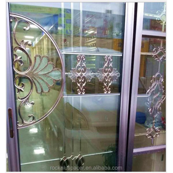 New design georgian astragal bar flower for double glaze glass sliding door windows accessories