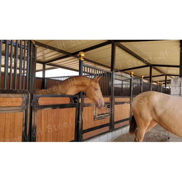 La poudre noire a enduit les avants en bambou de stalle de cheval du pin Q235