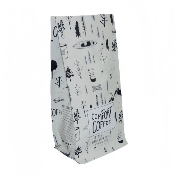 12oz 340g Coffee Bean Packaging Bags Safety Biodegradable Coffee Packaging