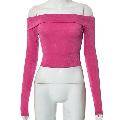 OEM maufactory European maufactory American Women'S Polyester One Shoulder Long Sleeve Clothing OEM