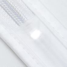 Translucent Clothes Are High Quality And Dustproof Recycled Poly Custom Hanging Garment Cover Bag White