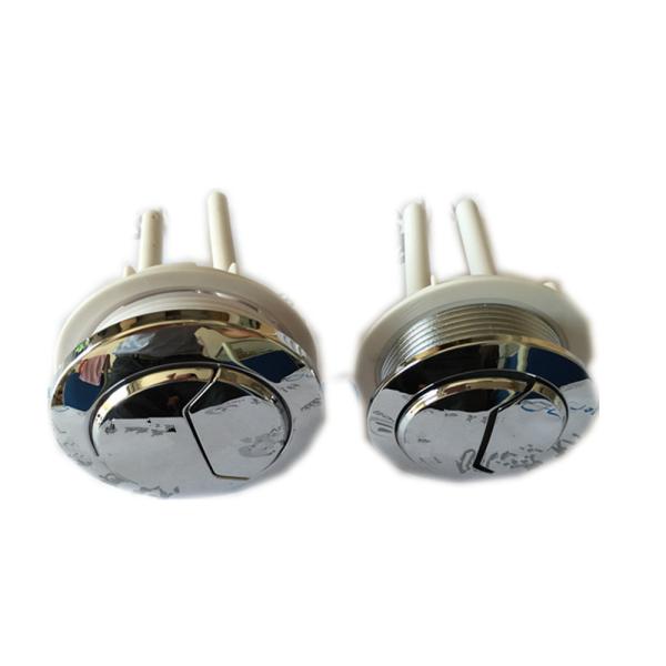 Electroplate Toilet Flush Switch Cistern Button , Dual Flush Toilet Button