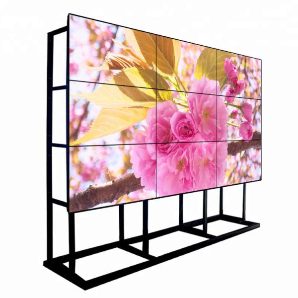 Outdoor Advertising Digital Lcd Display Wall Signage 1.7mm Narrow Bezel Lcd Video Wall