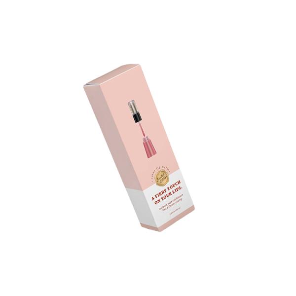 На заказ логотип перерабатывать роскошный макияж папка косметическая помада губный глянс трубка упаковка бумажная коробка