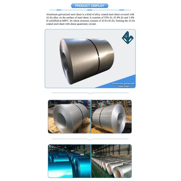 ASTM A792 prepintó la hoja de aluminio azul roja del cinc de la bobina de acero AZ60g