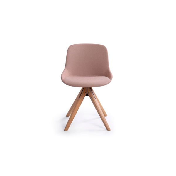 Swivel Restaurant Chair And Table Fabric Upholstered Restaurant Dining Chairs Beech Tapered Legs