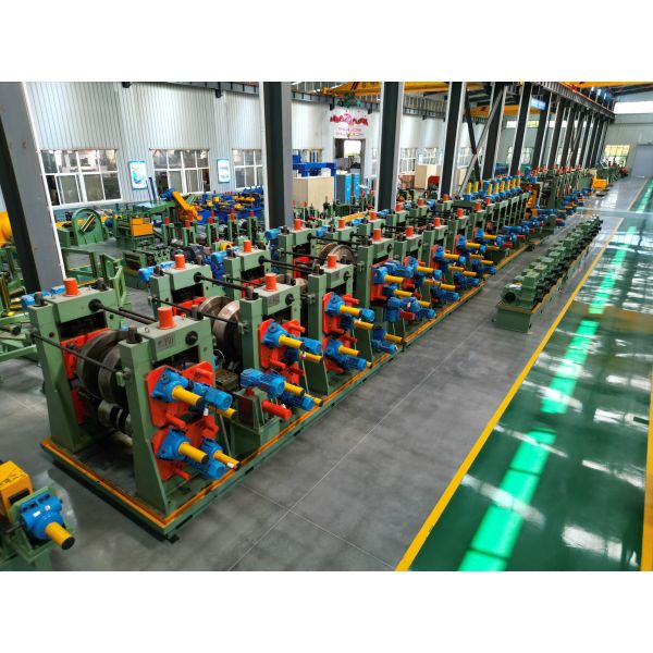 Steel Welded Pipe Mill 14-50mm Diameter 30-130m/min Speed