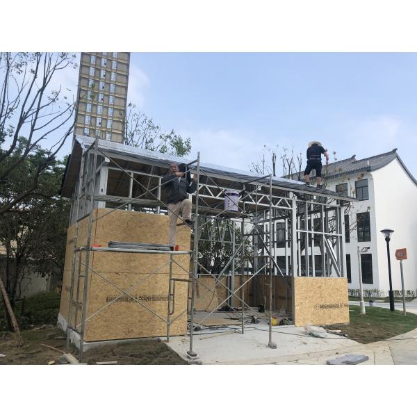 Luxury Villa Galvanized Steel G550 AZ150 Prefab Modular Homes