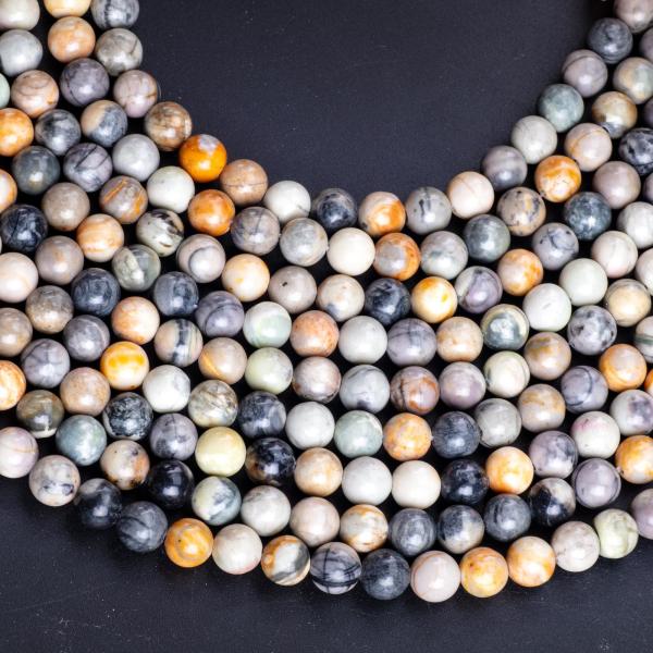 8мм натуральные бисеры из драгоценного камня Пикассо для изготовления ювелирных украшений