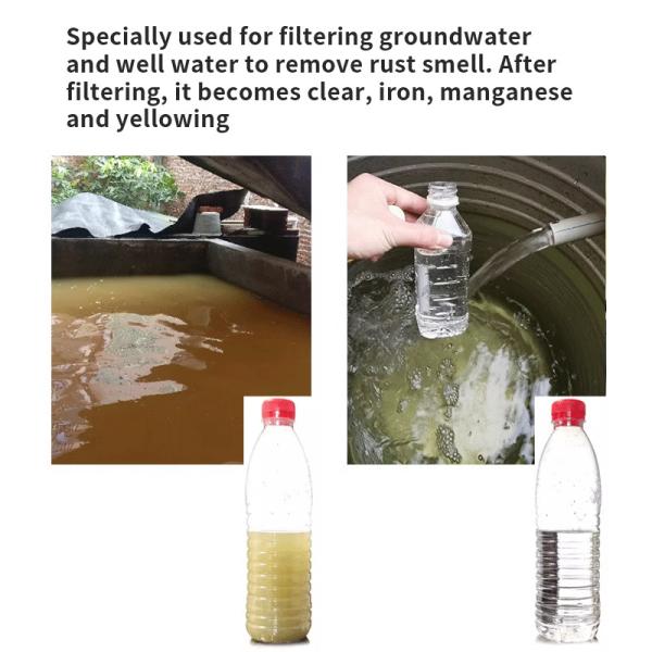 Food Grade 304 Stainless Steel Manganese Water Filter For Well Water