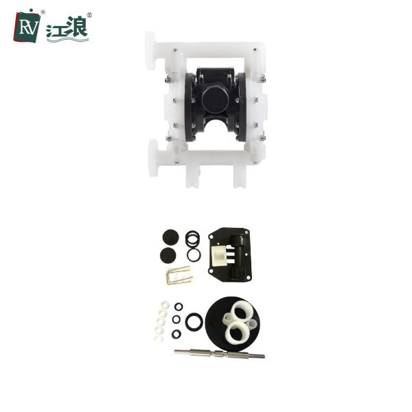 1 Aodd Pump Air Consumption 22.5L/S Pneumatic Diaphragm Pump With PP Center Block
