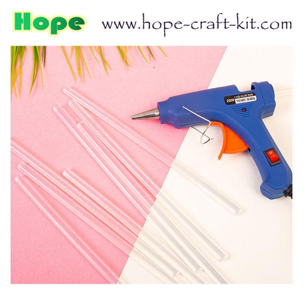 Hot Melt Glue Sticks 7mm 11mm for kids Children hobbies DIY material tools White Yellow Transparent Assorted Colors