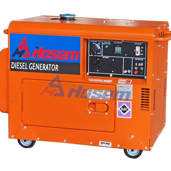 Genset diesel pequeno resfriado a ar para uso doméstico