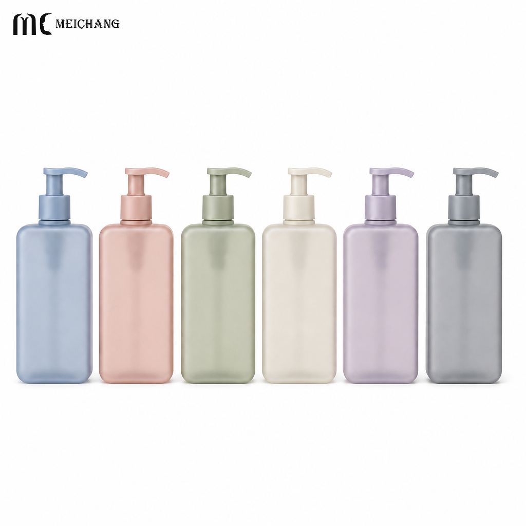 250ml/450ml/550ml/980ml Biodegradable PE Lotion Pump Bottle for Sunscreen & Body Care(MC-443)