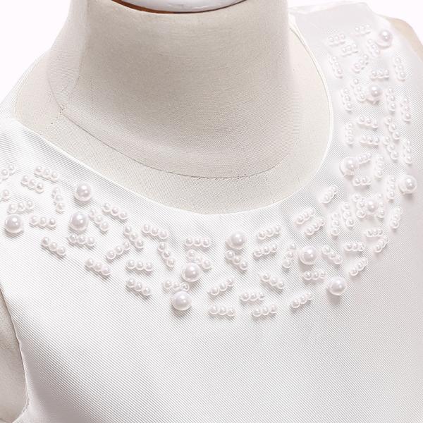 European and American new summer children's clothing mesh princess puffy dress beaded sleeveless girls show skirt