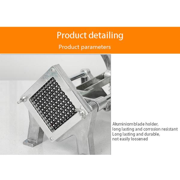 Top vendeur acier inoxydable frites trancheuse trancheuse de légumes outils de cuisine manuel coupe-frites coupe-pommes de terre