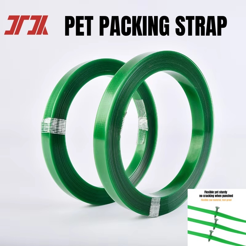 20-80kg Heavy-Duty Weather Resistant Embossed PET Strapping Band for Secure Pallet Packaging
