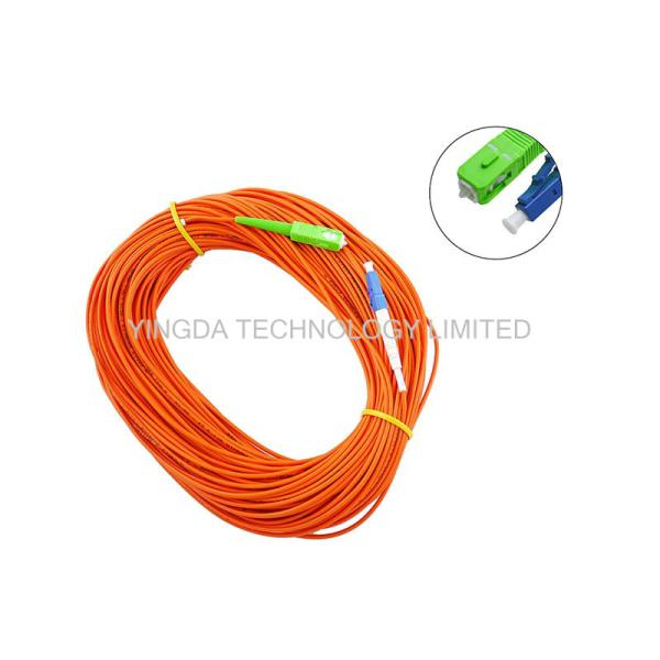 Заплата MM62.5 волокна Mulitmode оптического волокна/PVC 2.4mm 125um OM1, соединительные кабели волокна