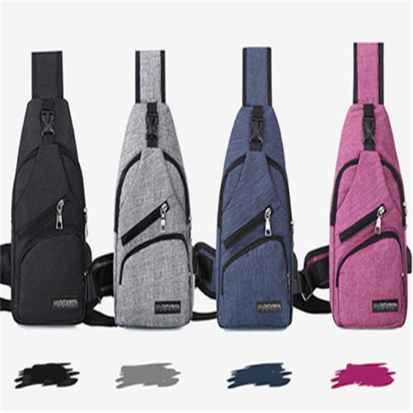 Leisure Sling Body Bag Canvas Waterproof Sling Backpacks  Large Capacity