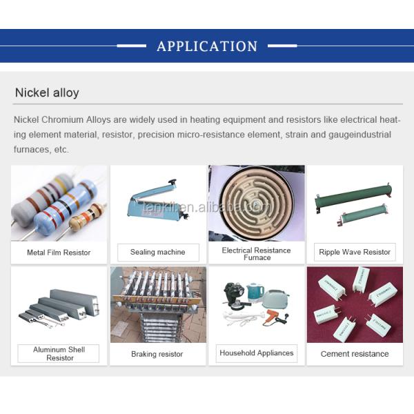 high resistance Nicr Alloy Strip NiCr 8020 Tape Bright annealed