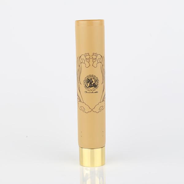 frosted white plastic bottle manufacturers in stock Silver Transparent oval hot tubes 50ml