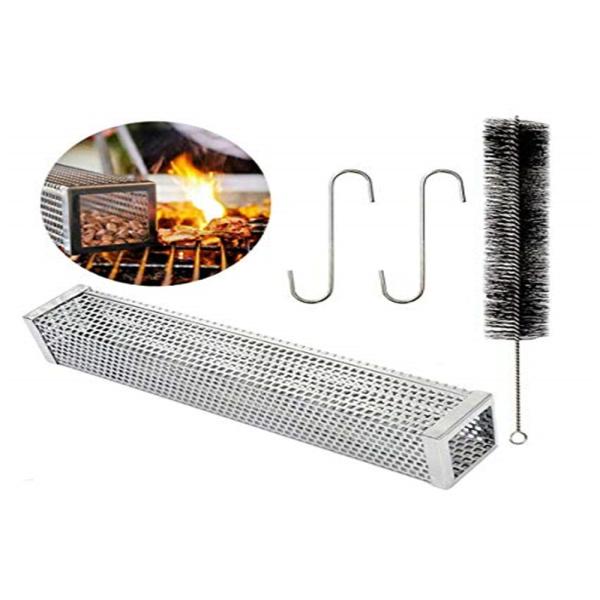 Stainless Spiral Smoker Box Bbq Wood Homemade Cold Smoke Generator